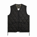 UNISEX MILITARY ZIP V NECK DOWN VEST