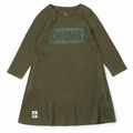 Kid’s CHUMS Logo L／S T-Dress