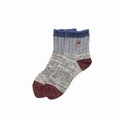 SLUB EMB QUARTER SOCKS