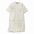 C/N RIPSTOP CAMP SHIRT DRESS (レディース)