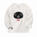 Kid’s Booby Front Face Brushed L／S T-Shirt