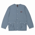 NYLON TUSSER NO COLLAR JACKET