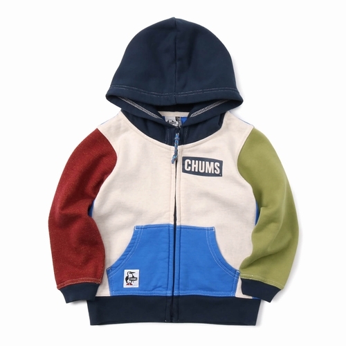 Kid's CHUMS Logo Zip Parka （キッズチャムスロゴジップパーカー