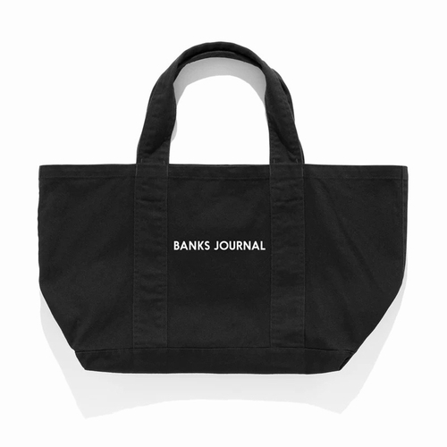 OVERSIZED LABEL TOTE BAG BANKS JOURNAL（バンクスジャーナル）新潟の