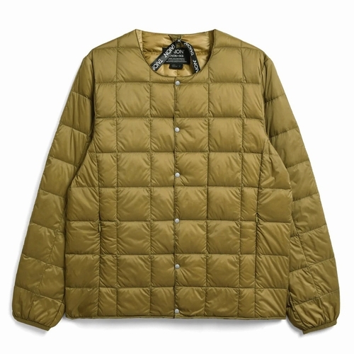 CREW NECK DOWN JACKET （クルーネックボタン ダウンジャケット）TAION